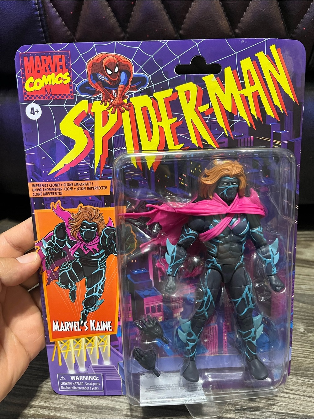 Marvel Spider-Man Action Figure - Black, Blue & Pink